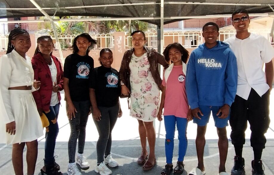 Cérémonie de sortie de promotion 2025 du centre CDA. Six jeunes parrainés par Mirana ont terminé leur cursus avec succès